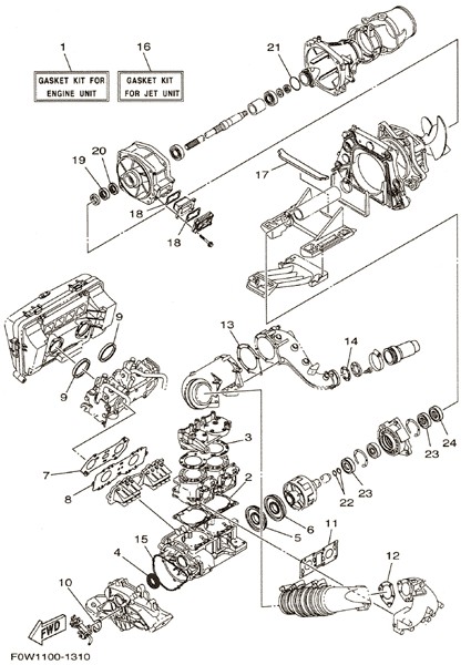 ヤマハ GP800R 2001年モデル 純正 PLATE, TRANSOM (部品番号66V-G5831-02-00) 中古 [X408-239]【大型商品】 ヤマハ GP800R 2001年モデル 純正 PLATE, TRANSOM (部品番号66V