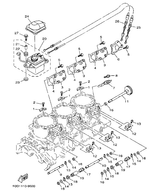 ヤマハ XLT1200 '01-04年モデル 純正 リードバルブアセンブリ