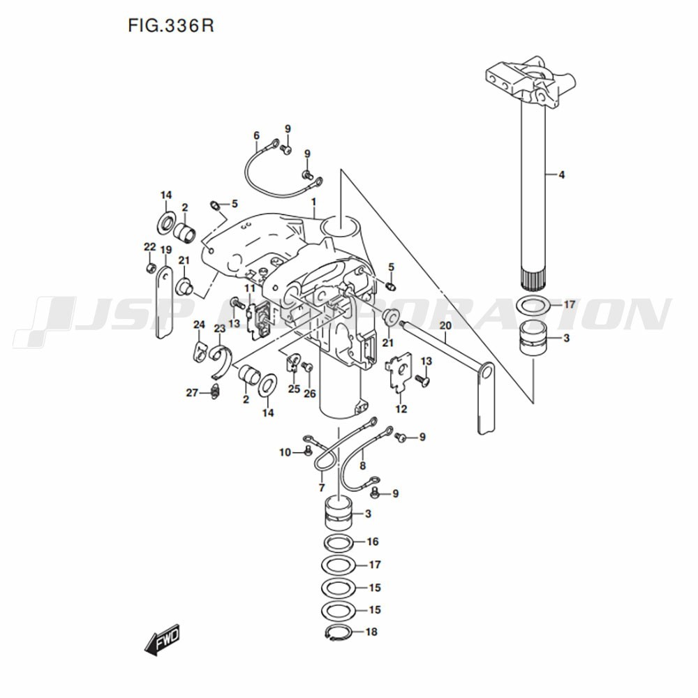 ͎ގَ̎ގ׎ (DF60A)(FOR TILLER HANDLE)