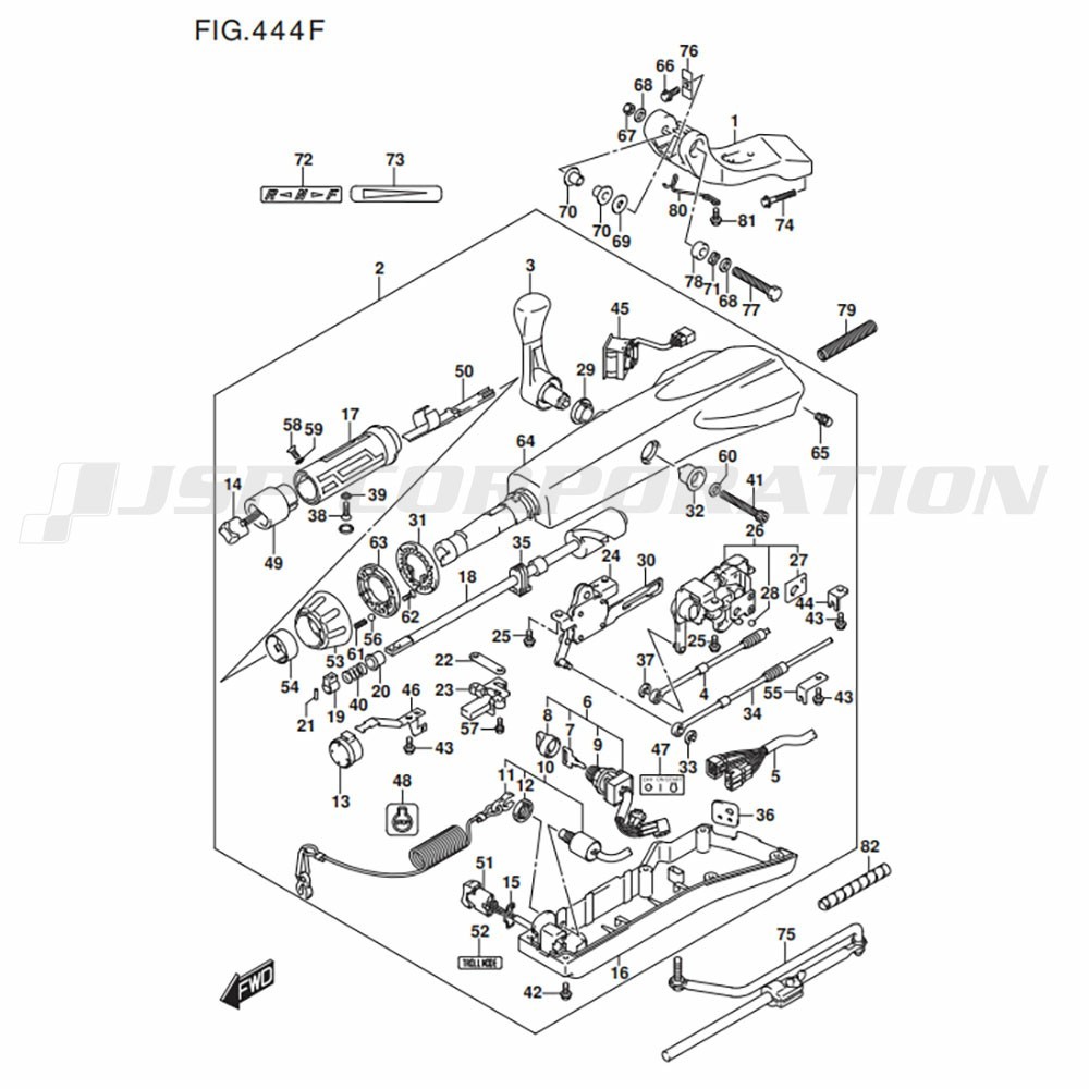 Î׎ʎݎĎގ (DF60A)(FOR TILLER HANDLE)