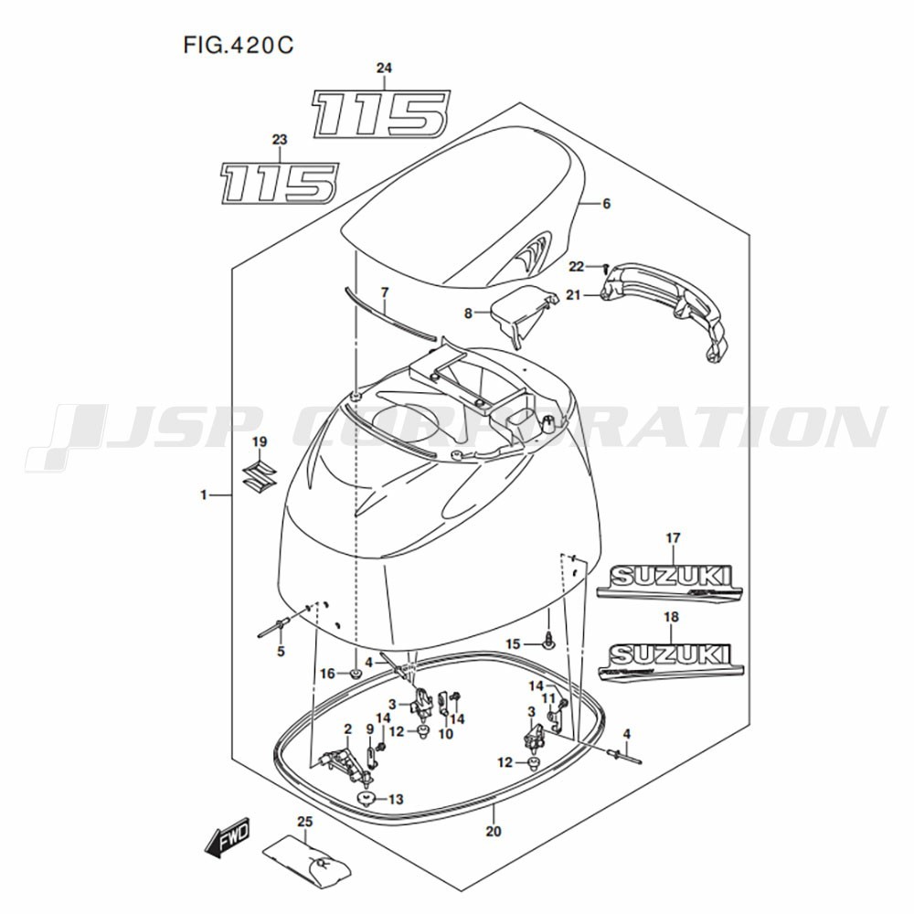 ݎގݎʎ- (DF115AT:020)(FOR YAY,Y5S)