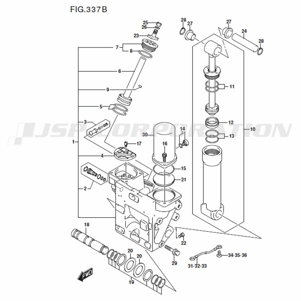 ﾄﾘﾑｼﾘﾝﾀﾞ (DF225T:X-TRANSOM)