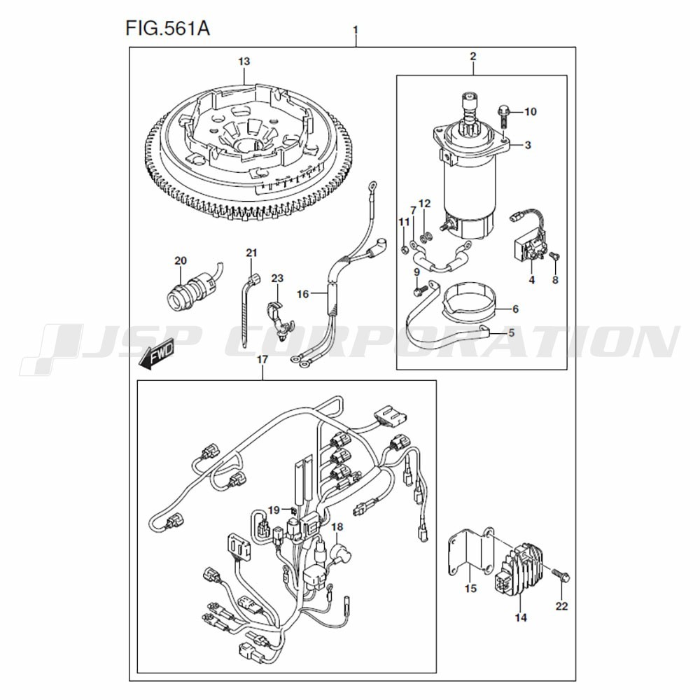 STARTING MOTOR(MANUAL STARTER)M-STARTER