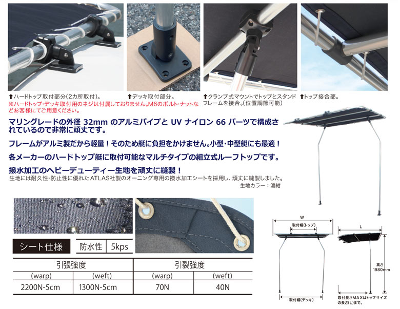 OCEAN SOUTH デッキトップ
