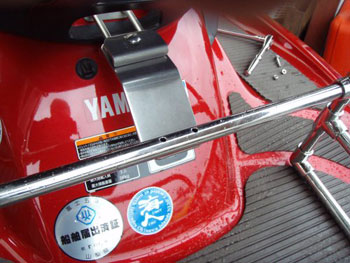 ファクトリーゼロ フィッシングラック YAMAHA 2010年式FX用中古 JL3500FX PWCフィッシングラック クーラーバッグ＆ロッドホルダー付