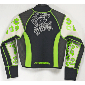 フレックスレオパード ジャケット＆ジョン QUAKYSENSE(クエーキ―センス