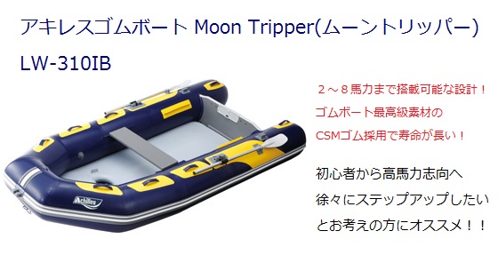 LW-310IB エアーフロア スズキ5馬力船外機セット バイオレットブルー 4