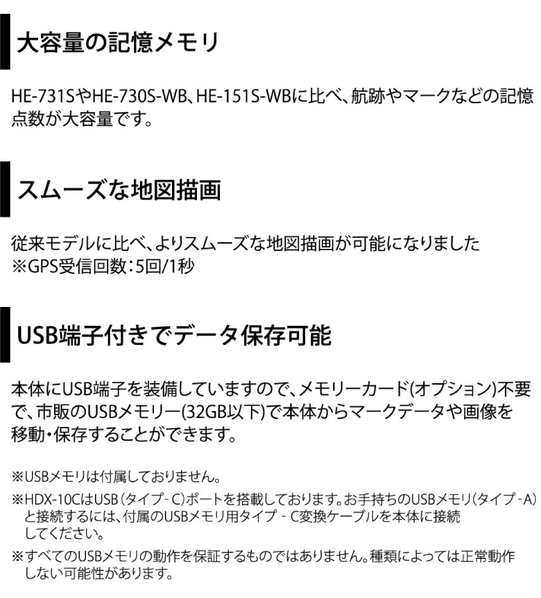 HDX-10C GPSアンテナ内蔵仕様 10.4型カラー液晶 クリアチャープ
