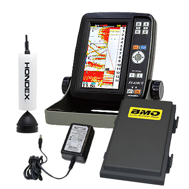 PS-610CII ワカサギパック 5型ワイドカラー液晶 魚群探知機 TD08