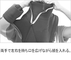 ネオプレン着用手順3