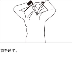バックジップ着用手順3
