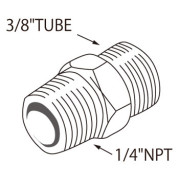 3/8”ホース継ぎ手