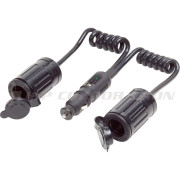 12V 延長ソケット付きプラグ