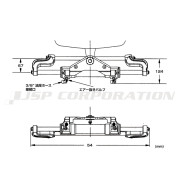 船外機フロントマウントシリンダーHC5358-3