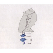 Exhaust cover for shield
