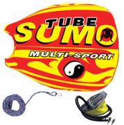 SUMO TUBE(ﾊﾝﾄﾞﾙ付)　3点セットロープ+フットポンプ付1人乗り