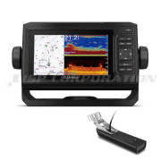 ECHOMAP UHD 62cv GPSアンテナ内蔵6インチCHIRP魚探日本語メニュー対応