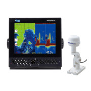 HDX-8CII GPSアンテナ外付仕様8.4型カラー液晶クリアチャープ GPSプロッター魚探