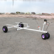 ゴム底用大型ランチャーK106前輪Wタイヤ付4M(分割式)