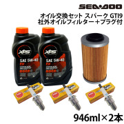 オイル交換セット SEADOOスパーク GTI90互換オイルフィルター＆プラグ付
