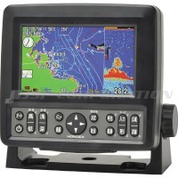 5型ワイドカラー液晶 GPSプロッター魚探 HE-601GPII GPSアンテナ 