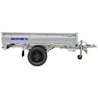 KC350K 慣性ブレーキ装着車 カーゴトレーラー シルバー 最大積載