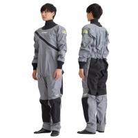 中古】マルチドライスーツ ソックスタイプ 小用ジッパー付き