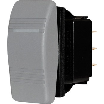 防水ロッカースイッチ グレー OFF-ON DC12V/24V ｜ネオネットマリン通販