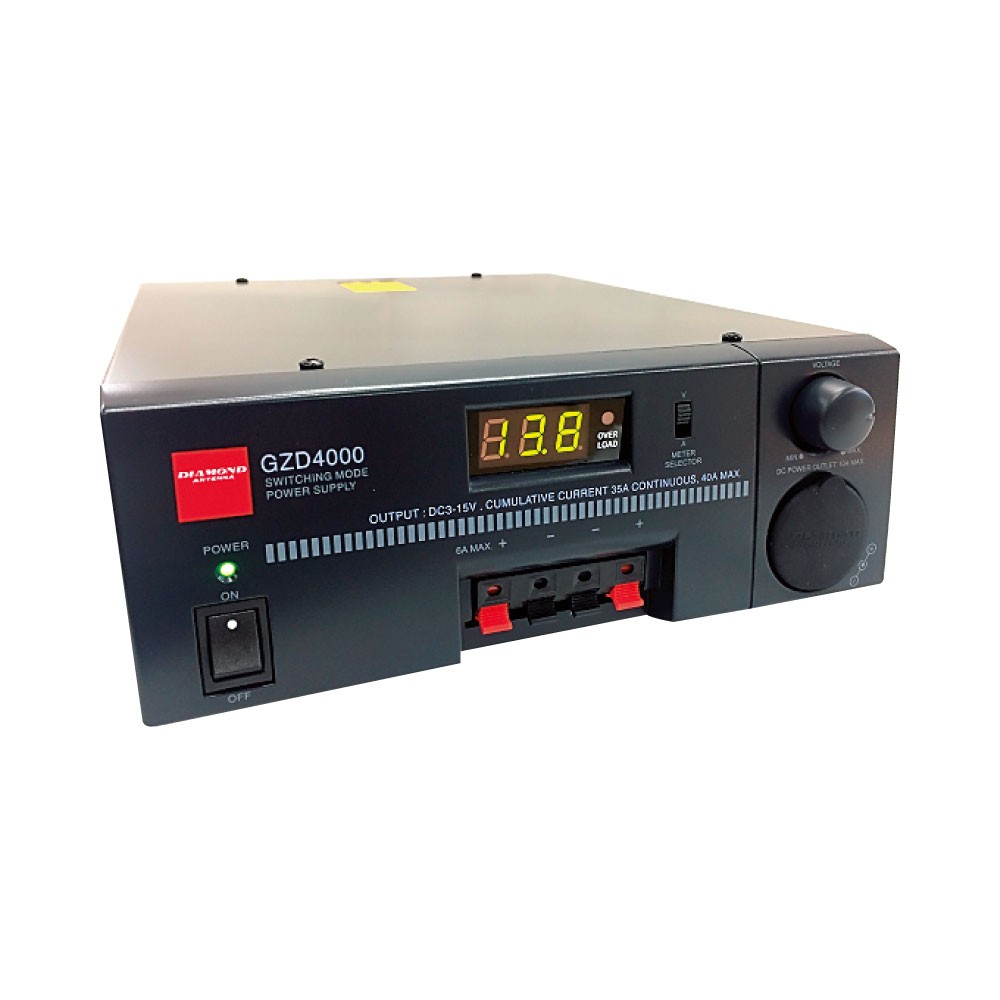 GZV4000 (GZV-4000) スイッチングモード直流安定化電源【42A】□今ならCQオームオリジナルワンタッチ電源ソケット『ワンパチくん』プレゼント！4台の機器を楽々配線！□  30Aで足りない方はこちらの40Aをどうぞ！【特別ステージ価格！】 | CQオーム