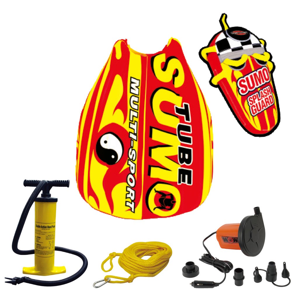 SUMO & SPLASH GUARD COMBO 4点セット ロープ+ハンドポンプ+電動ポンプ付 1人乗り SPORTSSTUFF(スポーツ