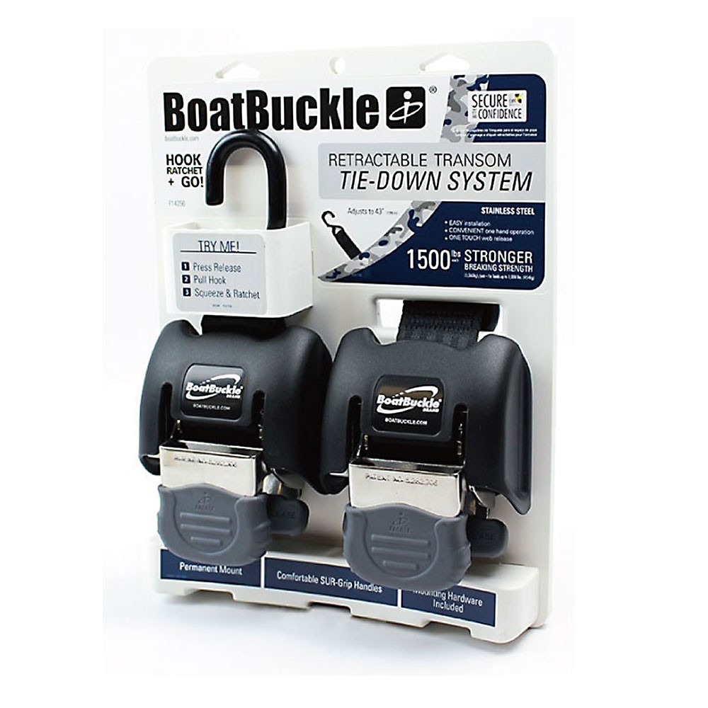 BOAT BUCKLE トランサムタイダウンシステム ステンレス 2個 BOAT BUCKLE トランサムタイダウンシステム ステンレス 2個