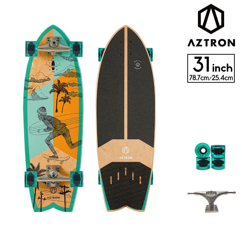 STREET ストリート 31 サーフスケートボード 31” AZTRON(アストロン