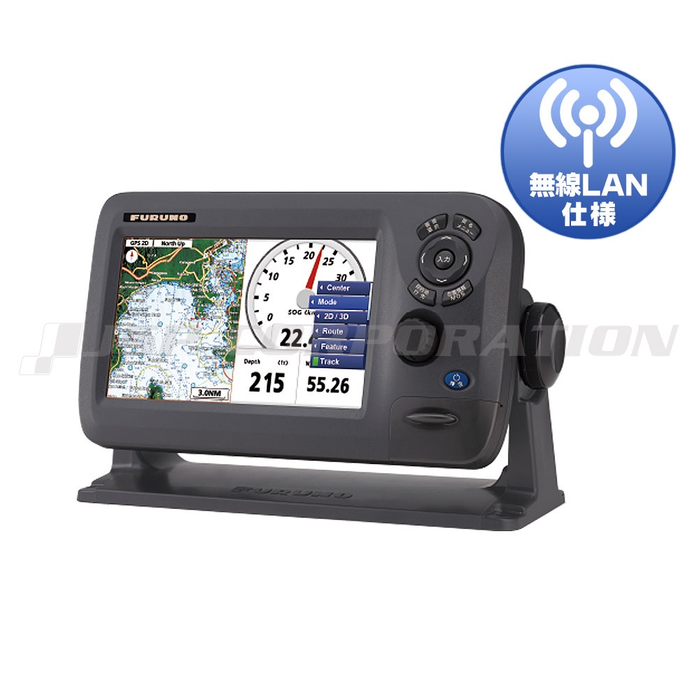 7型ワイド カラー液晶GPSプロッタ魚探 GP-1870F ワイヤレスLAN搭載 