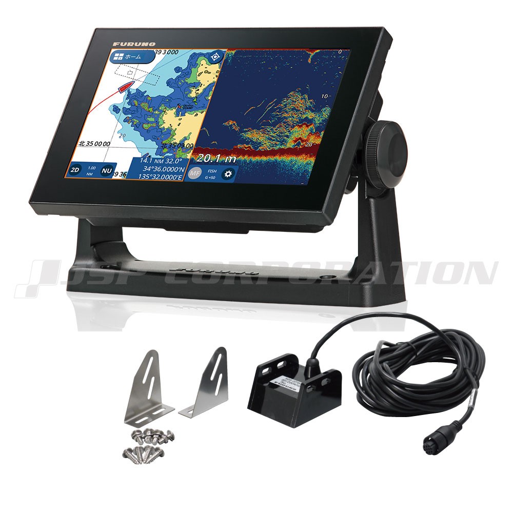 9型ワイド カラー液晶GPSプロッタ魚探 GP-1971F トランザム型送受波器(525-5PWD)セット 50/200kHz・600W FURUNO（ フルノ）｜ネオネットマリン通販
