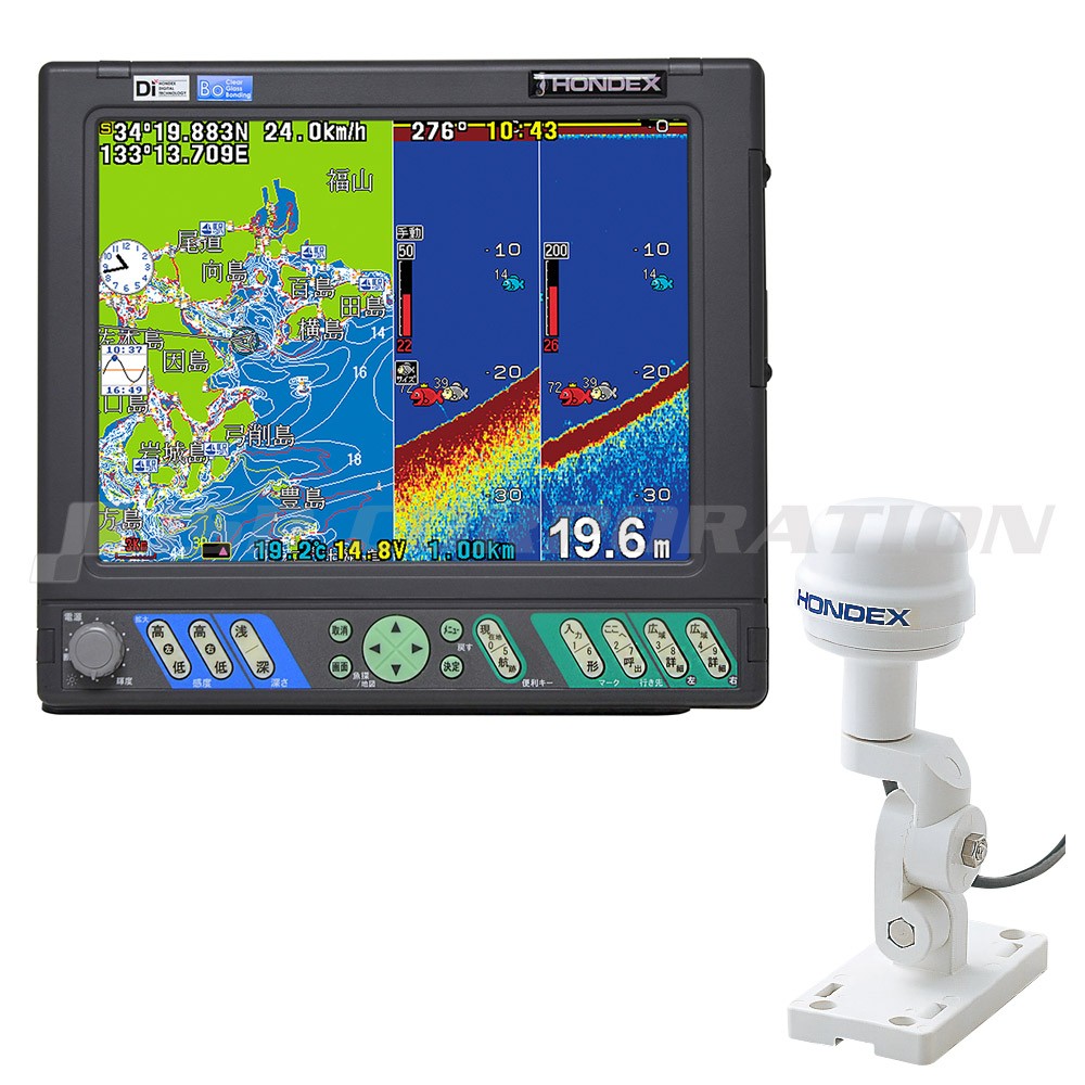 10.4型カラー液晶 GPSプロッター魚探 HE-101GPII-Di-Bo GPSアンテナ外付仕様 600W 50/200kHz 2周波 HONDEX (ホンデックス)|ネオネットマリン通販 10.4型カラー液晶 GPSプロッター魚探 HE-101GPII-Di-Bo GPSアンテナ外付仕様 600W 50/200kHz 2周波 HONDEX (ホンデックス)|ネオネットマリン通販