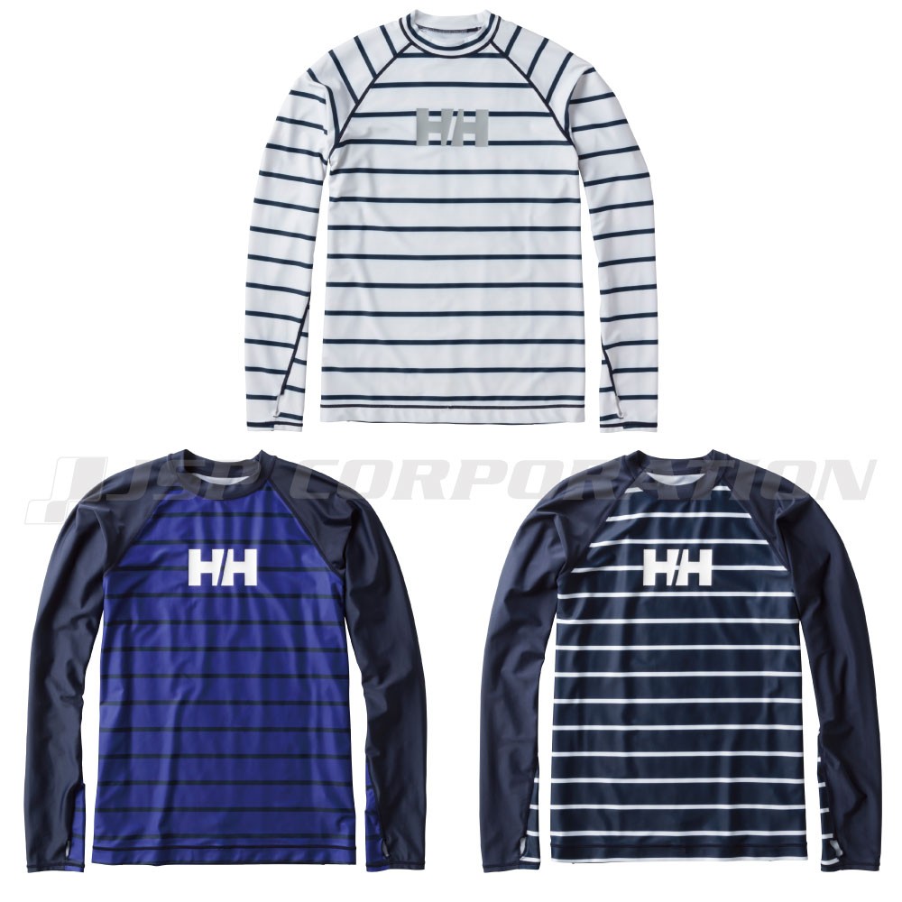 L/S ボーダーラッシュガード ユニセックス HELLY HANSEN(ヘリー ...