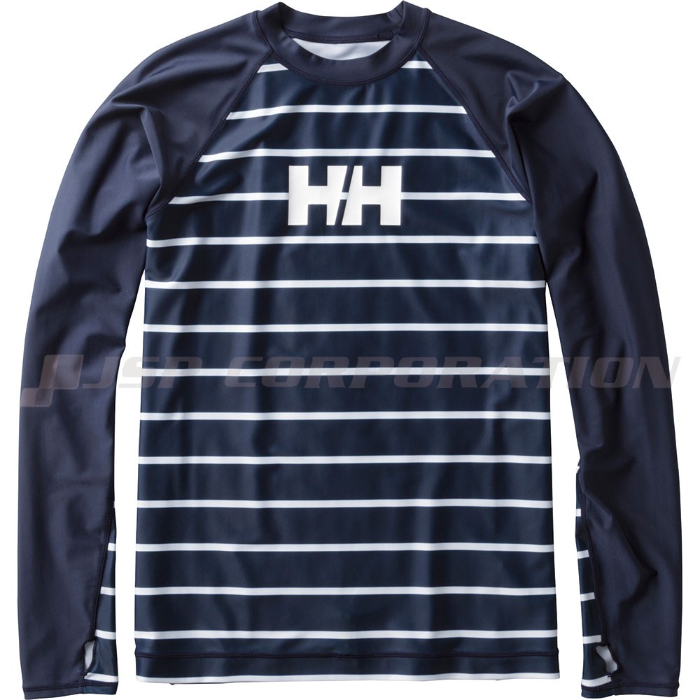 L/S ボーダーラッシュガード ユニセックス HELLY HANSEN(ヘリー
