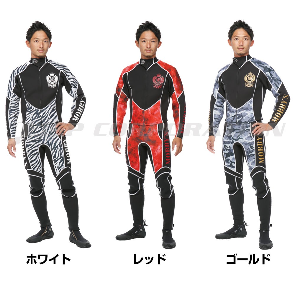 【ラッピング無料】 コンバット 2ピース MOBBY'S(モビーズ メンズ ウエットスーツ サーフィン・ボディボード