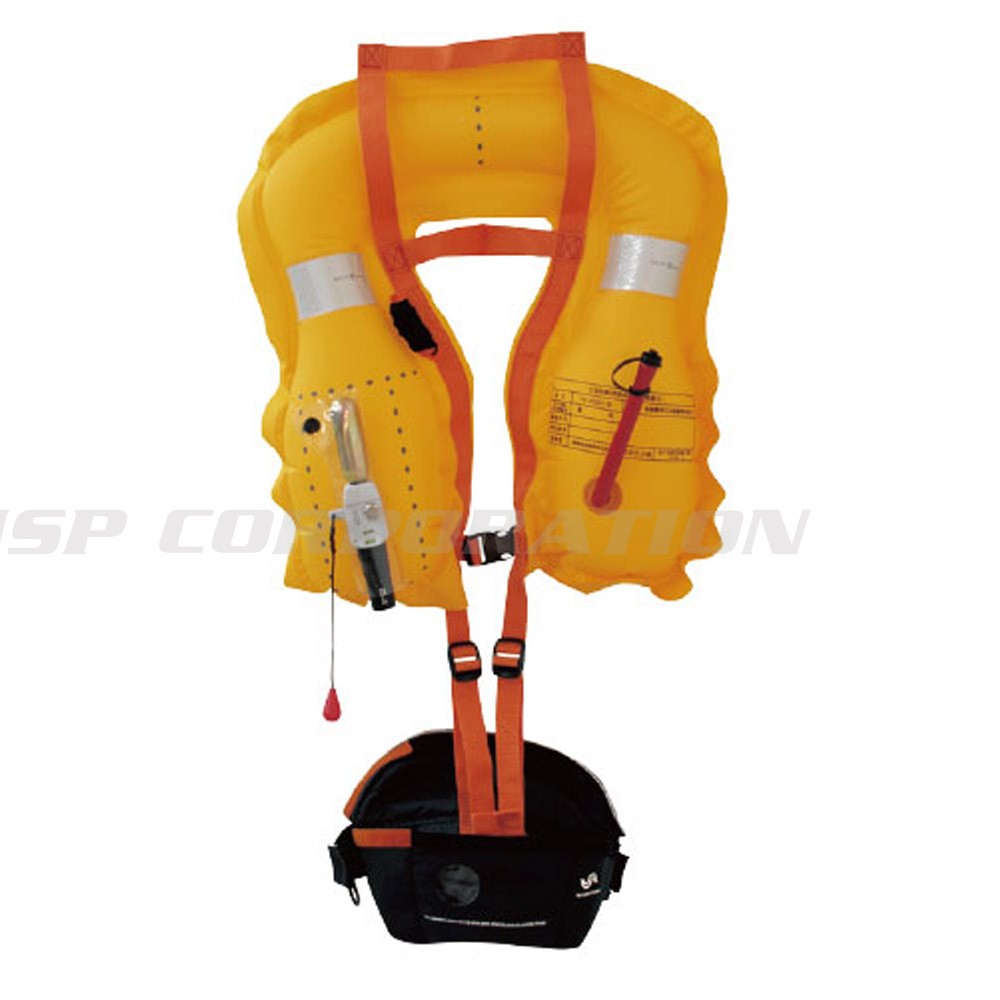自動膨脹式救命胴衣BSJ-4320R ウエストポーチ型 高階救命器具｜ネオ