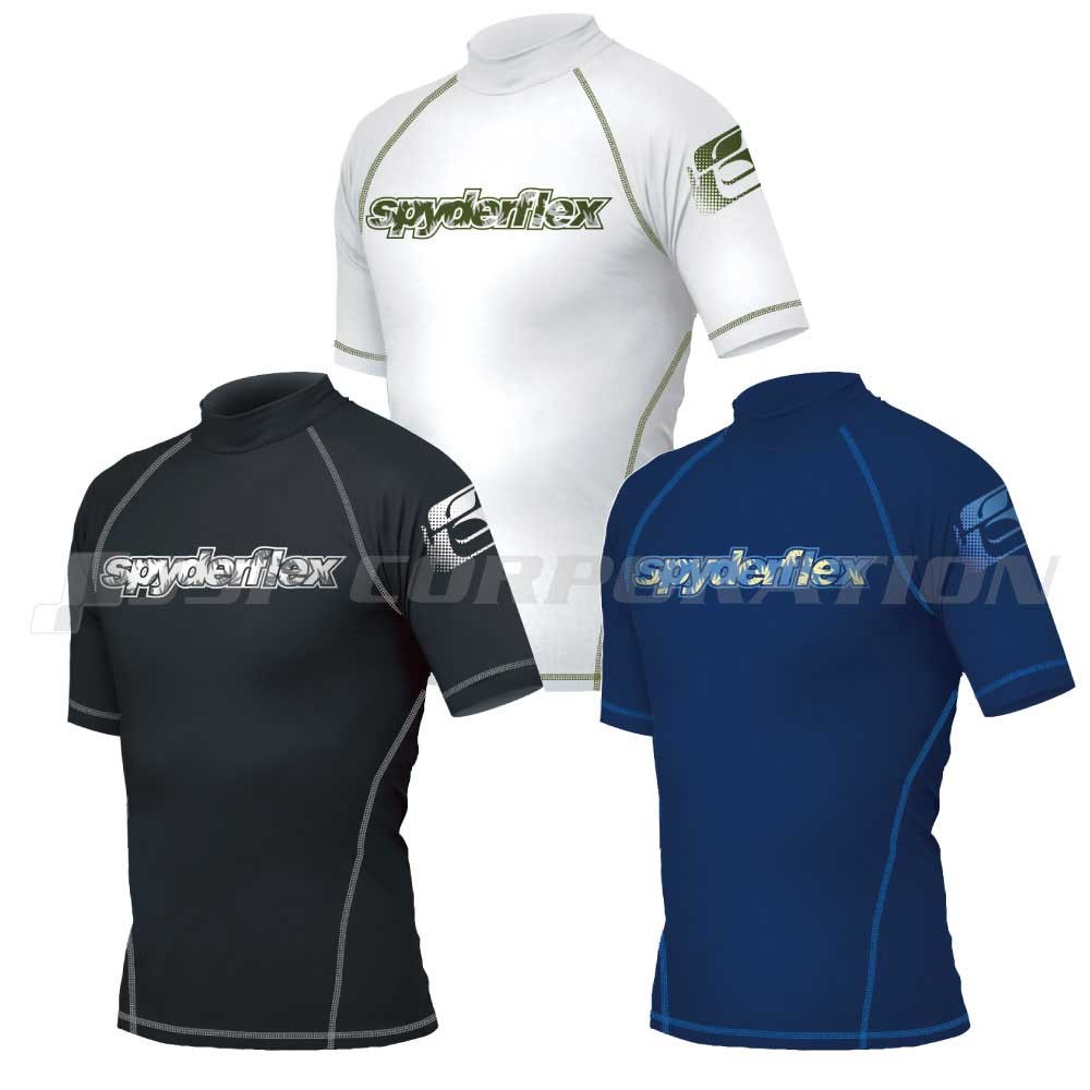 Spyder ラッシュガード 半袖 メンズ Grp Srg Spyderflex ネオネットマリン通販