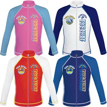 キッズフルジップラッシュガード 長袖 T&C SURF DESIGNS(ティーアンド 