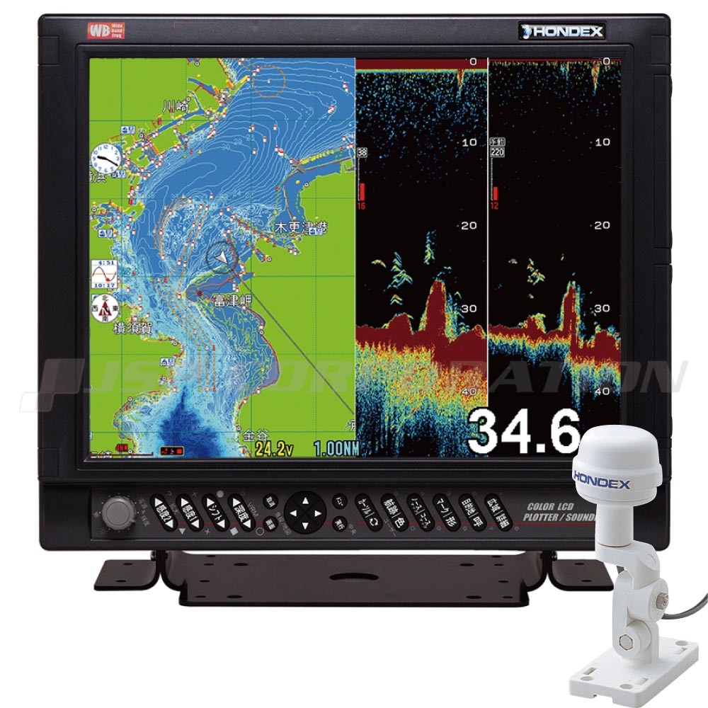 HE-151S-WB GPSアンテナ外付仕様 15型カラー液晶 ワイドバンド HE-151S-WB GPSアンテナ外付仕様 15型カラー液晶 ワイドバンド