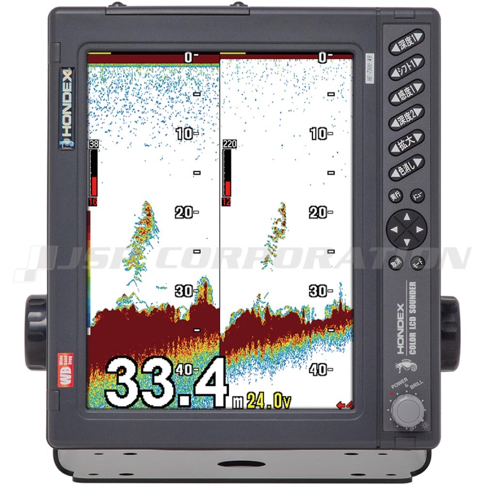 ホンデックス HE-601GP2 魚探 魚群探知機 GPS