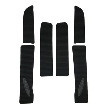 ﾃﾞｯｷﾏｯﾄｷｯﾄ（ﾃｰﾌﾟ付き） Zxi Cut Groove Black 6PCS HYDRO-TURF