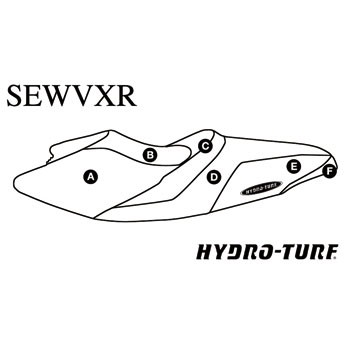 25-921 未使用品 ハイドロターフ HYDRO-TURF サイドリフターウェッジ 24インチ TS44 ヤマハ カワサキ シードゥー等 HT55CGPBK》HYDRO-TURF KAWASAKI ハイドロターフ デッキマット