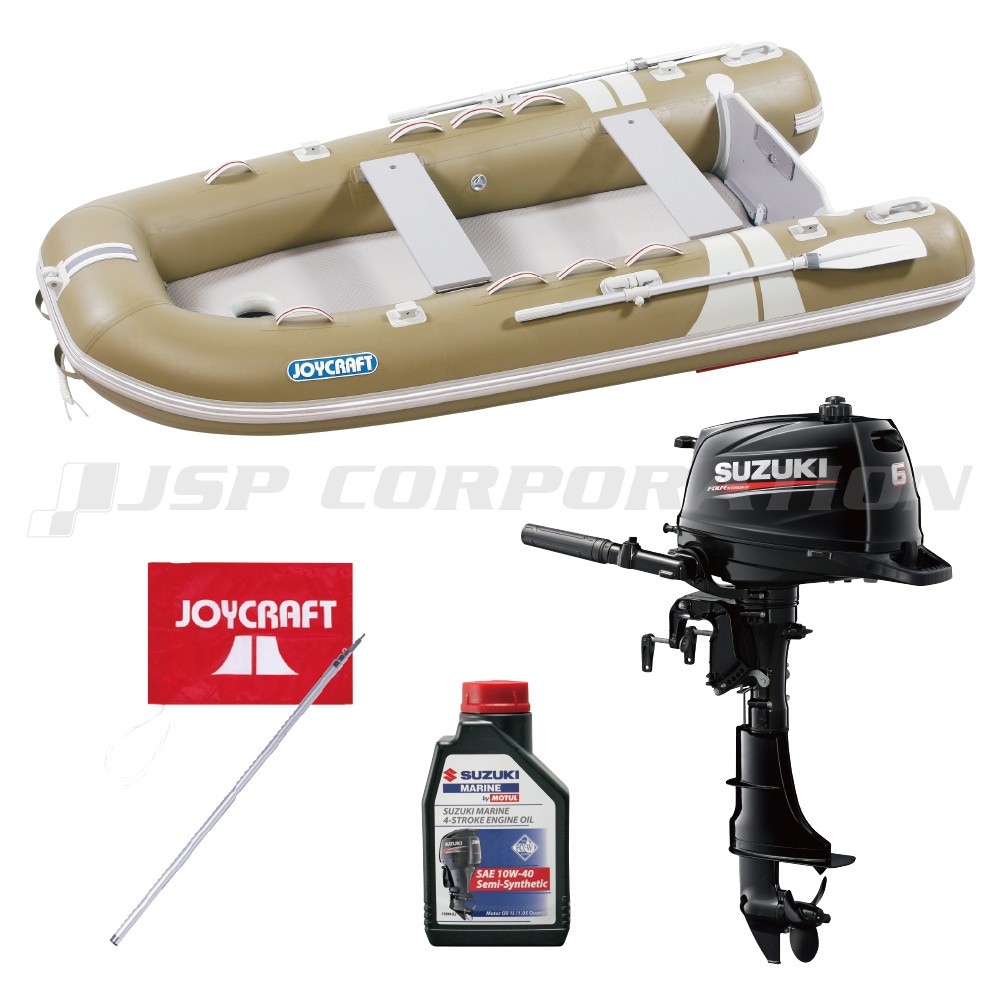 ジョイクラフト ボート 船外機 6馬力付き