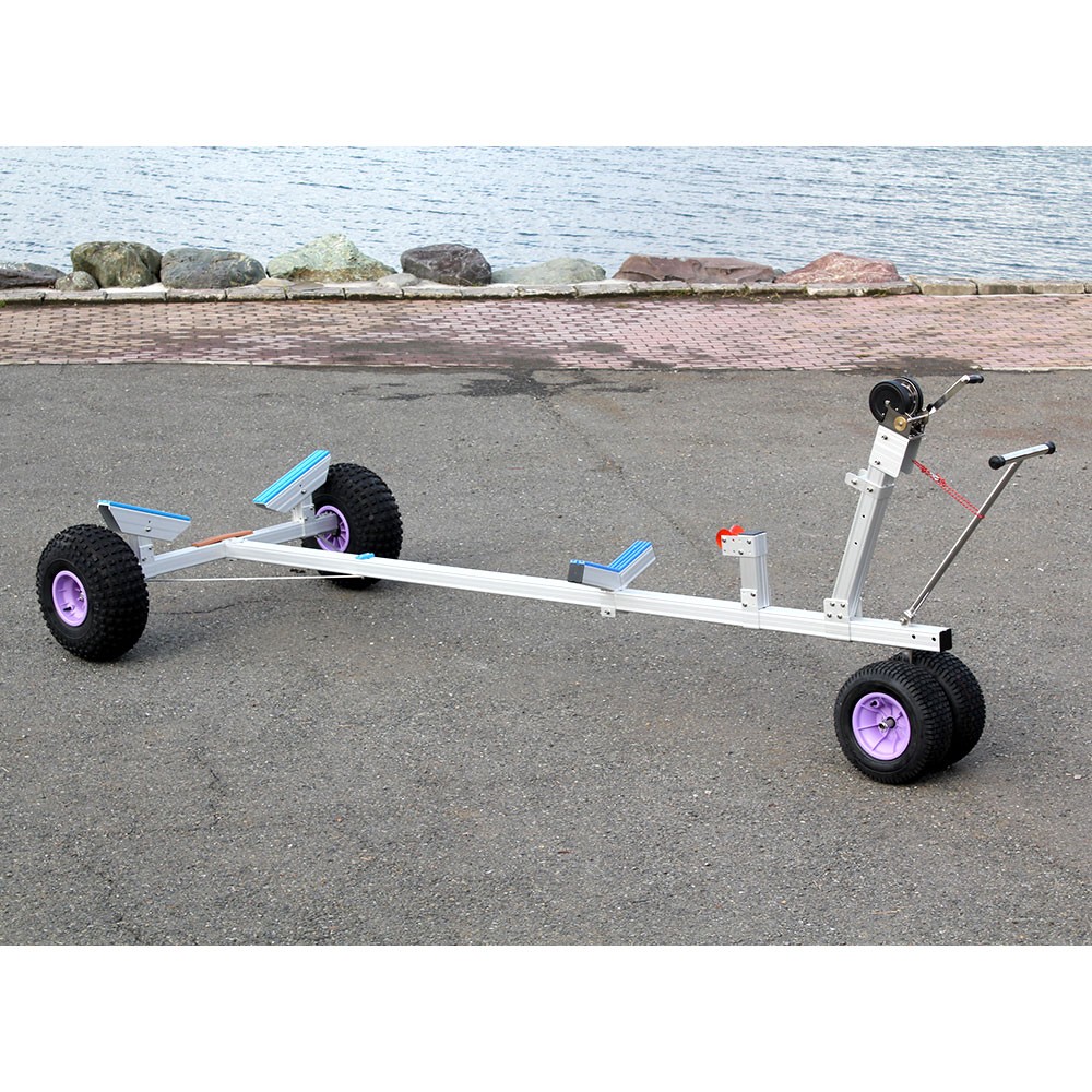 大型ランチャーFタイヤ 前輪Wタイヤ付 5M(分割式) アルミ製 大型ランチャーFタイヤ 前輪Wタイヤ付 5M(分割式) アルミ製