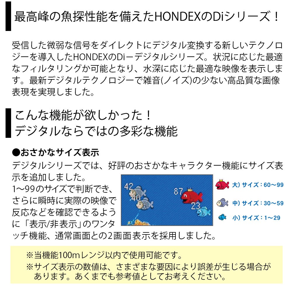 PS-900GP-Di アンテナ内蔵仕様 600W 50/200kHz 丸型(TD-28)振動
