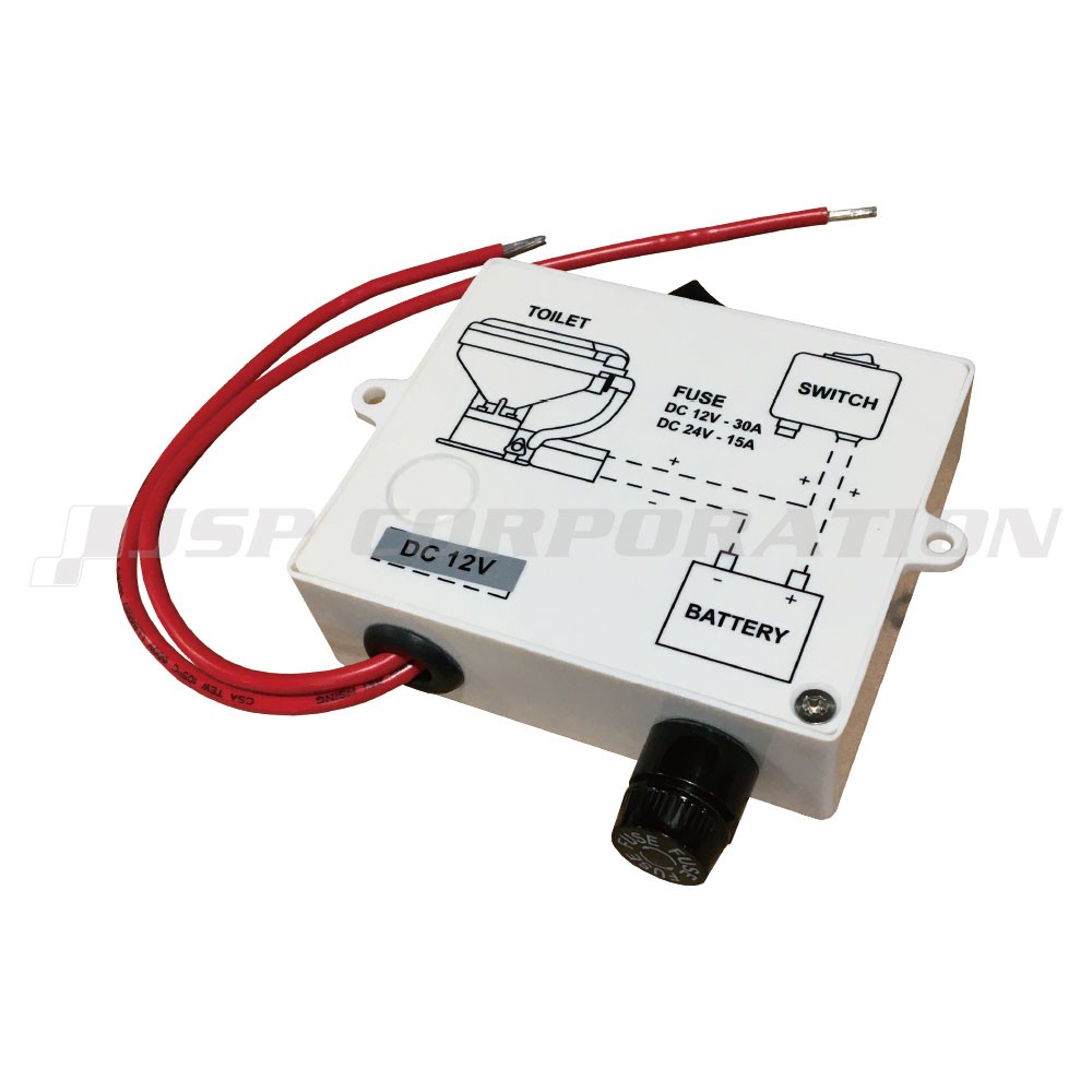 TMC 電動マリントイレ 12Vor24V コンパクト パネルスイッチ