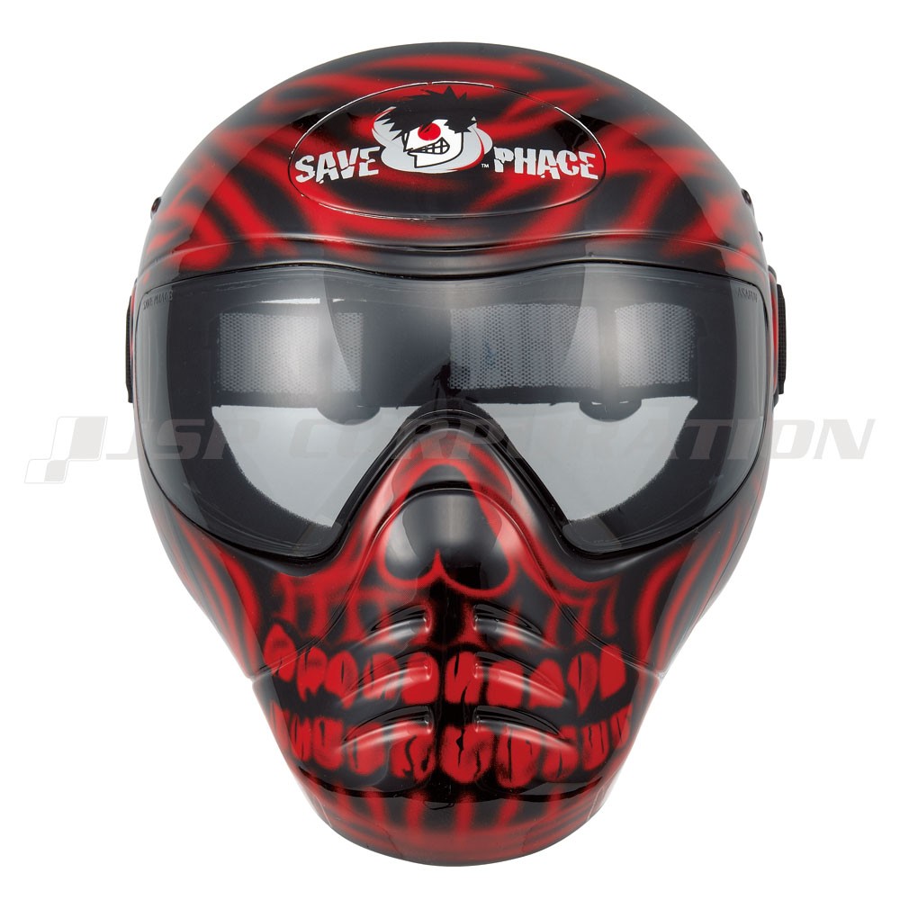セーブフェイスマスク 混合色タイプ レッドスカル SAVE PHACE(セーブ